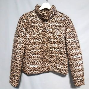 Land's End | Animal Print Puffer Jacket